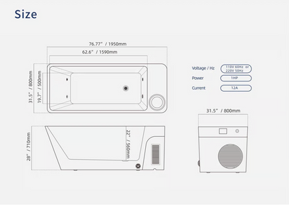 Orivon Frost Cold Plunge Tub