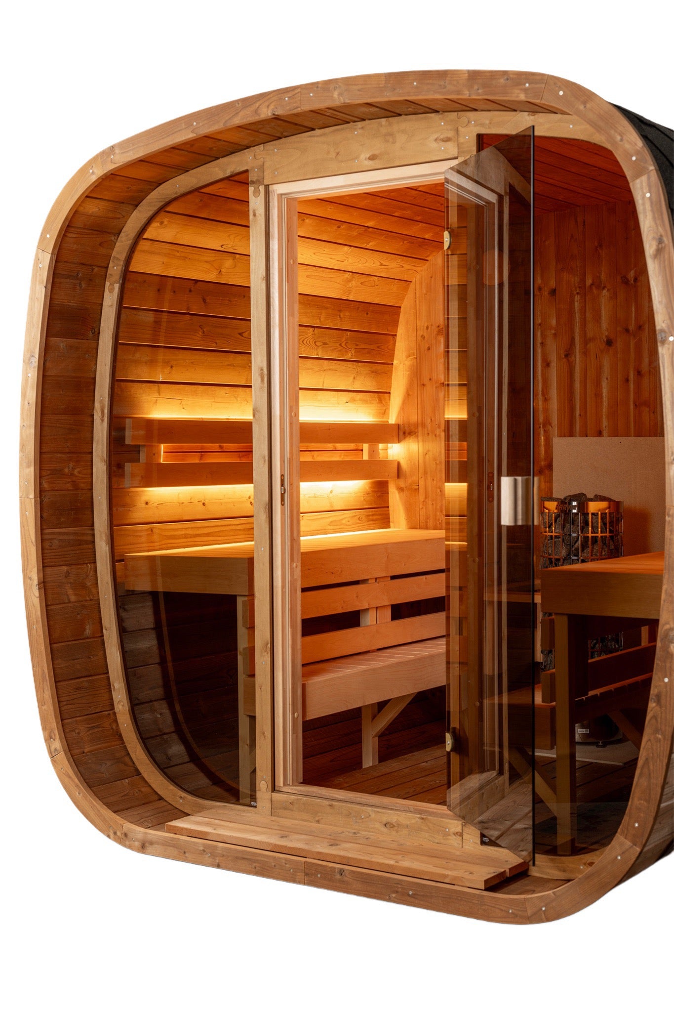 Auris Two Luxury Outdoor Cedar Sauna